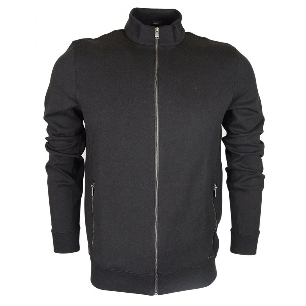 Boss Front Zip Heathered Grey Sweatshirt, Men’s Large Shepherd 33